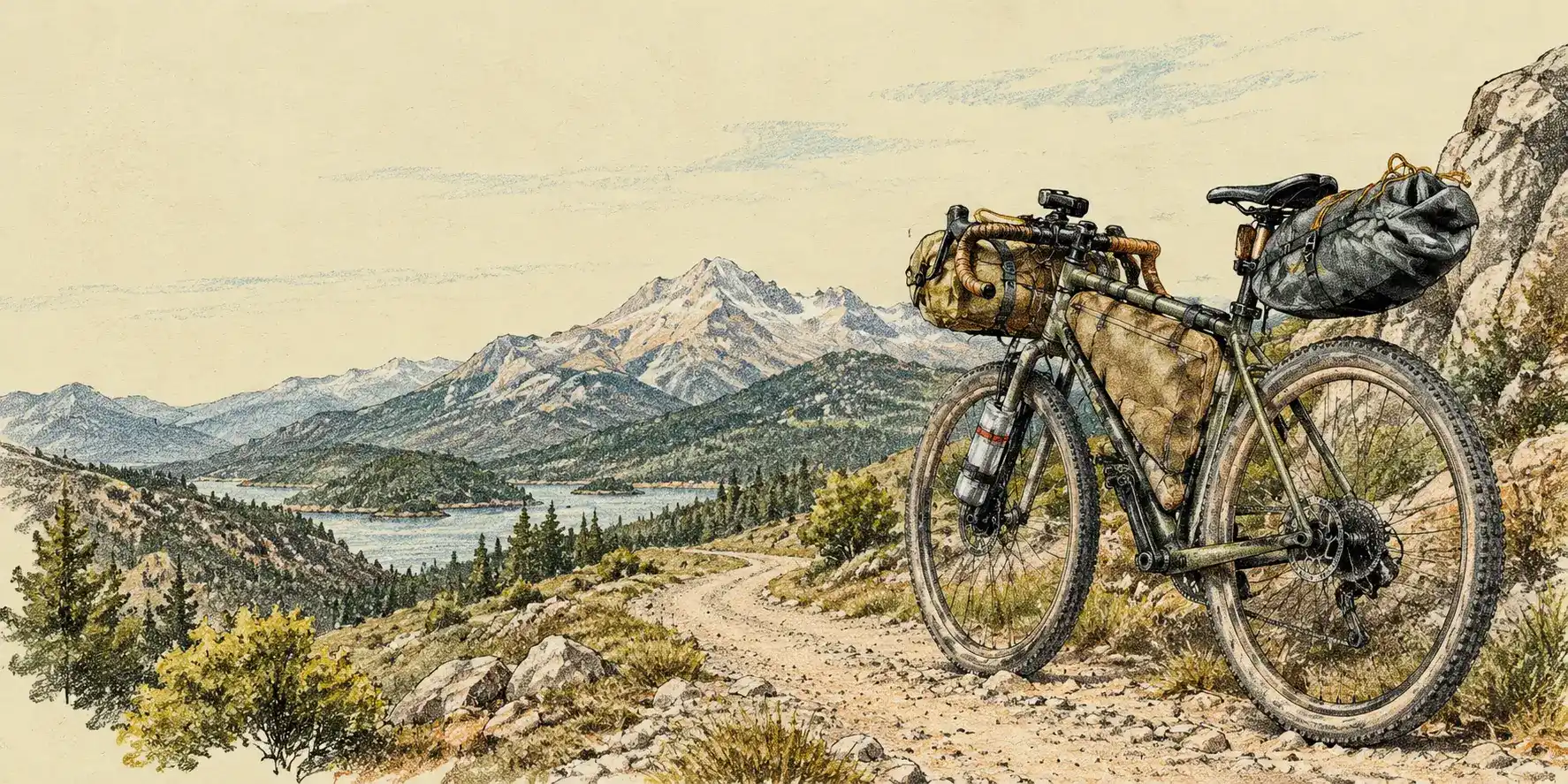 Aventura de bikepacking entre montaña Noto Cycling