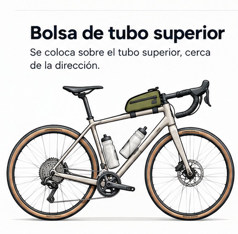 bolsas de tubo superior (top tube bags)
