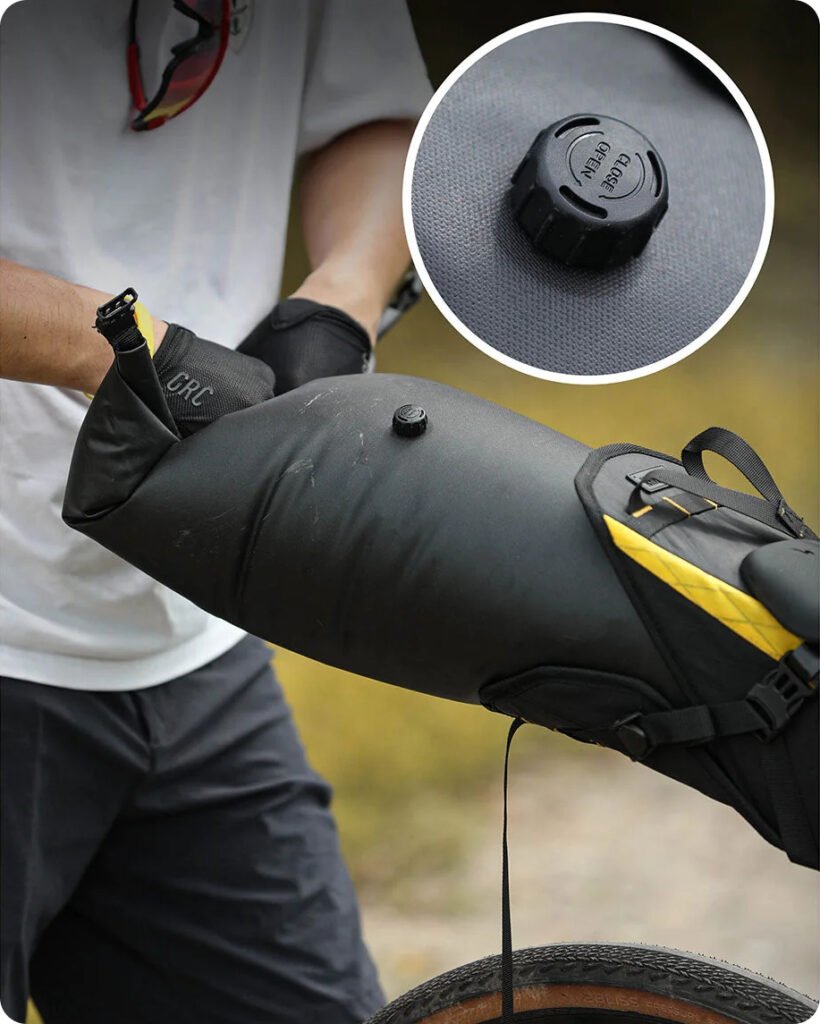 Bolsa impermeable Rhinowalk Wilderness de tejido 210D con cierre enrollable válvula