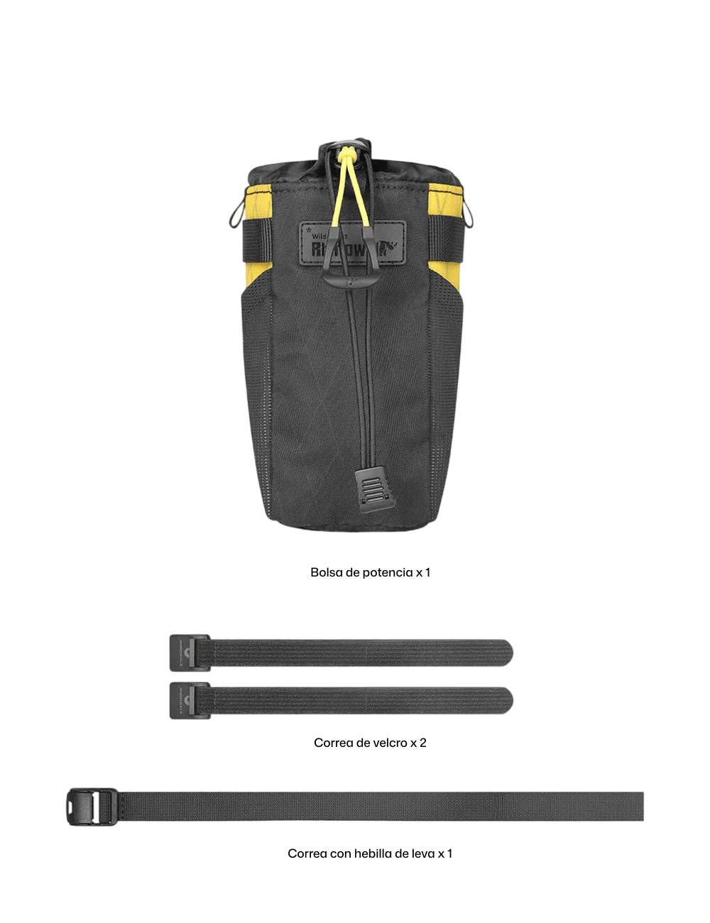 Componentes de Bolsa de potencia Rhinowalk Wilderness 1L