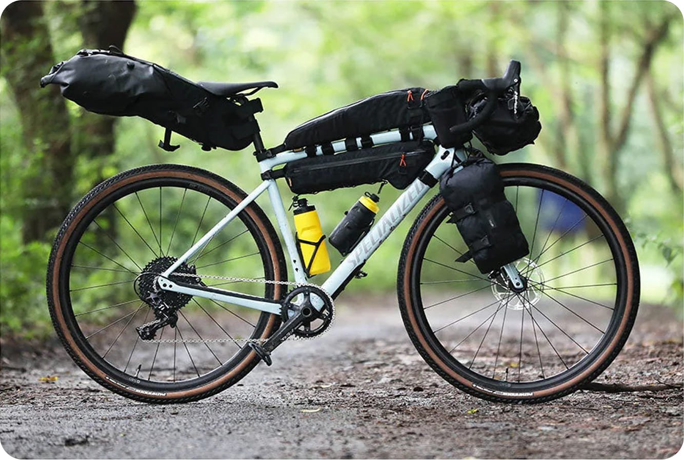 Configuración B 42,5L de Rhinowalk Wilderness Negro