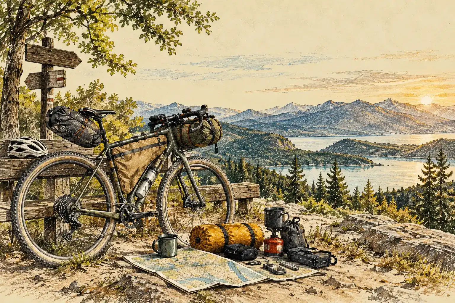 Primera aventura en bicicleta junto al lago_8_11zon Primera aventura de bikepacking junto al lago